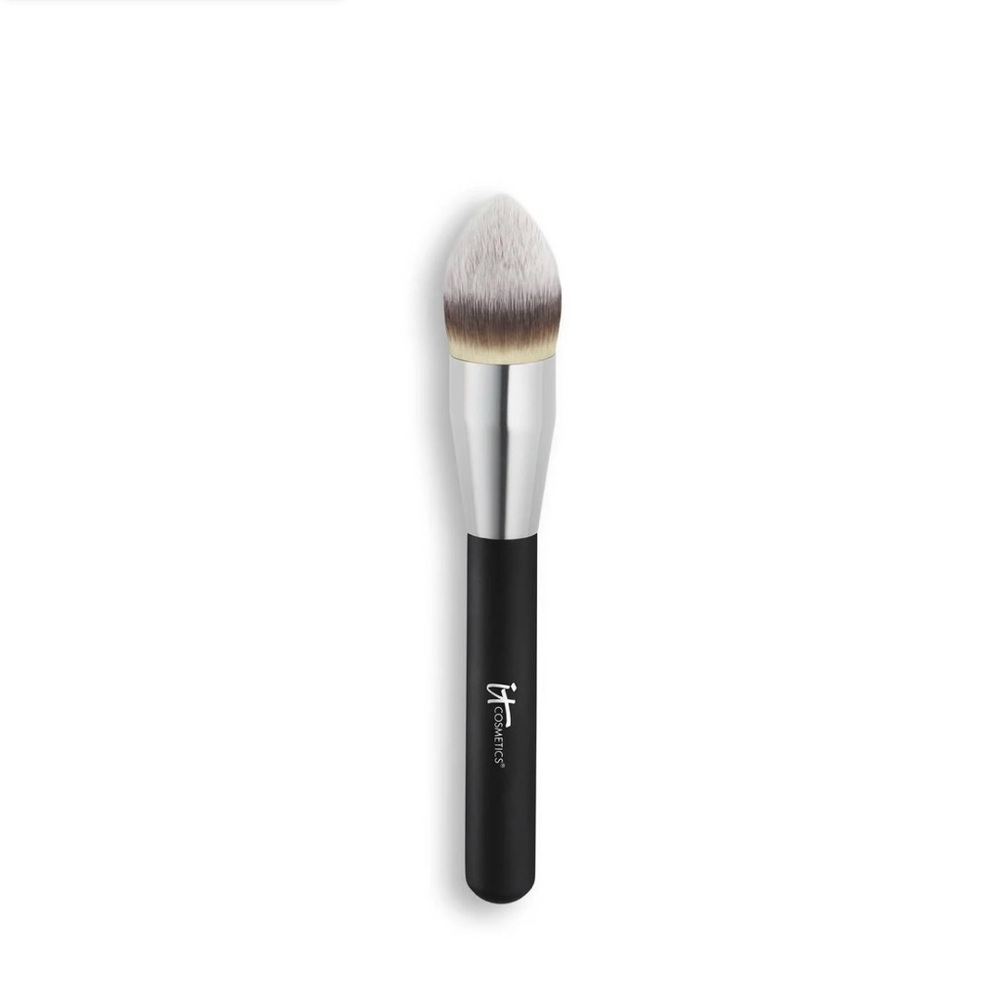 IT Cosmetics Black and Silver Makeup Brush